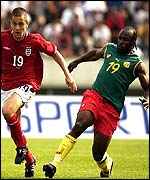 Joe Cole (left) and Patrick Suffo 