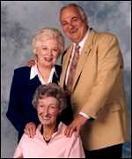 Pat Coombs with June Whitfield and Roy Hudd