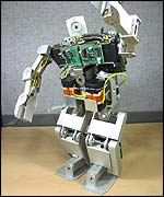 Robot designed to play football