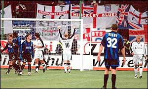 Inter Milan knocked Ipswich out of last season's Uefa Cup