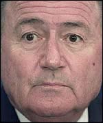 Fifa president Sepp Blatter