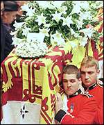 The funeral of Diana, Princess of Wales