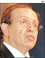 Algerian President Abdelaziz Bouteflika