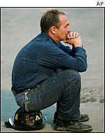 Fireman watches ceremony