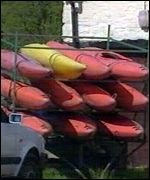 canoes, outdoor pursuits