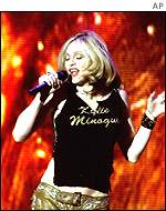 Madonna at the MTV awards