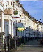 An upscale London terrace