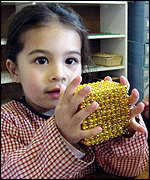 girl with 1,000 beads 