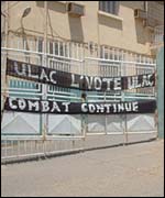 There have been opposition calls for an election boycott