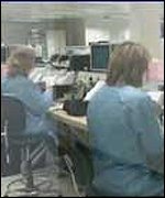 Workers at Nortel