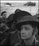 Allied troops on D-Day