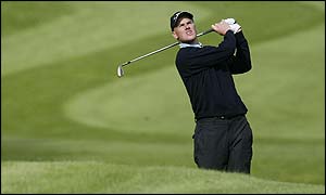 Sweden's Robert Karlsson enjoyed a fruitful day at Woburn