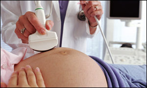 Pregnancy scan using ultrasound