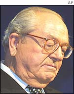 French presidential candidate Jean-Marie Le Pen