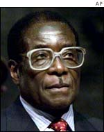 Zimbabwean President Robert Mugabe