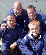 Clockwise from top left: George Rock, Nigel Morris, Rob Munslow, Mark Stubbs