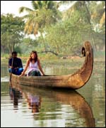 River ride in Kerala, south India