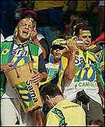 Brazilian football fans