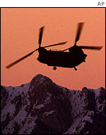 US helicopter near Gardez in March 