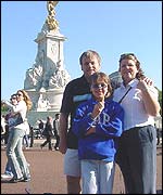 Pauline, Steve and Olivia Johnson