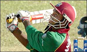 Shivnarine Chanderpaul top-scored in the West Indies innings with 51