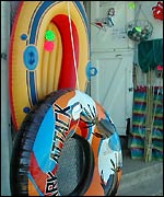 Inflatable boat and ring for sale