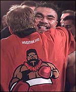 David Barry managed David Tua when he lost to Lewis in 2000