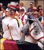 Simon on his hobby horse