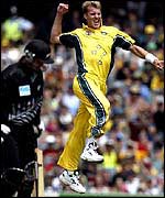 Australian fast bowler Brett Lee