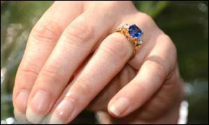 But the ring is expected to be joined by a wedding band