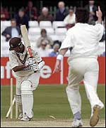 Irani strikes during a B&H Cup group game