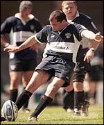 Bristol's Argentine fly-half Felipe Contepomi 