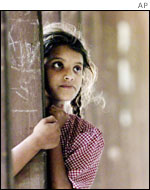 Seven-year-old refugee