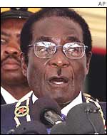Zimbabwe's President Robert Mugabe