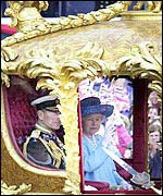 The Queen in Gold State Coach