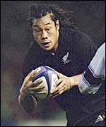Tana Umaga is back from injury for New Zealand