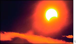 Eclipse view from Taiwan