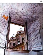 Solar clock fresco at Trinita dei Monti convent