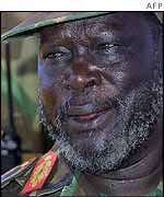 SPLA leader John Garang