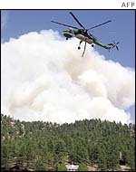 Smoke from Colorado fires