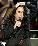 Ozzy Osbourne at the Queen's Jubilee rock concert