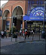 The Potteries Shopping Centre in Hanley