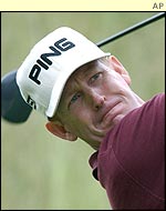 Jeff Maggert birdied the last to go within a shot of the lead