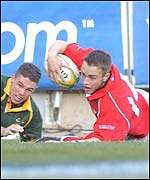 Wales wing Rhys Williams 