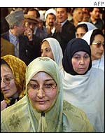 Afghan women delegates to the loya jirga