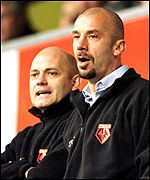 Gianluca Vialli's first season at Watford was a poor one