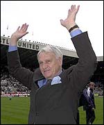 Newcastle manager Bobby Robson