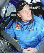 Tommi Makkinen became the rally's first retirement