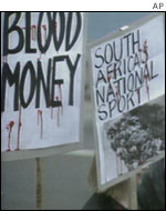 Anti-apartheid rally