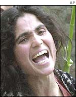 Kashmiri woman grieves after losing relative in an 'encounter' with troops